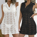 Damen durchbrochene Strandkleid R&B