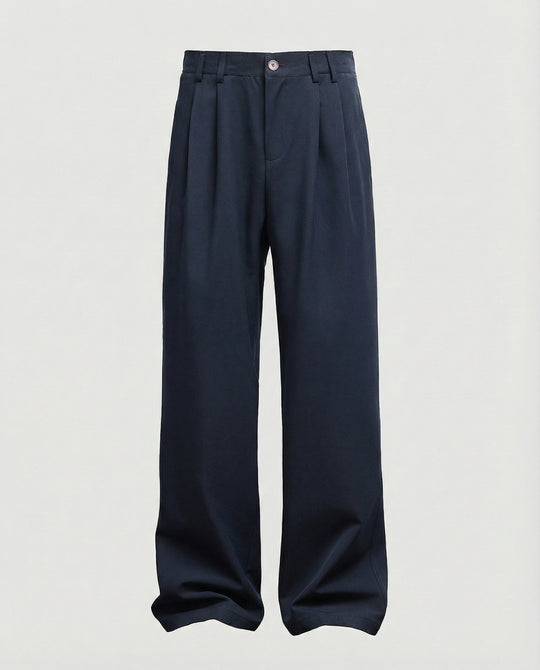 Freizeitkleidung Damen Bundfaltenhose Weit