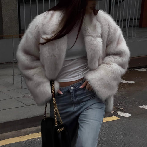 Damen Plüschjacke R&B