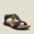 Damen Sandalen mit verstellbarem Riemendesign und anatomischer Fußbett R&B