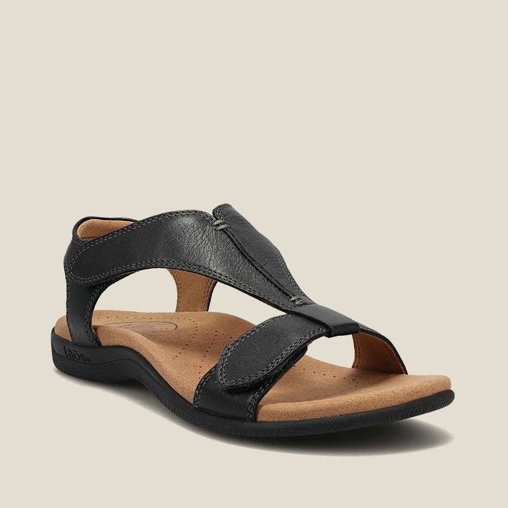 Damen Sandalen mit verstellbarem Riemendesign und anatomischer Fußbett R&B