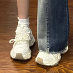 Damen Chunky Sneakers mit bequemer Passform und strapazierfähigem Obermaterial R&B