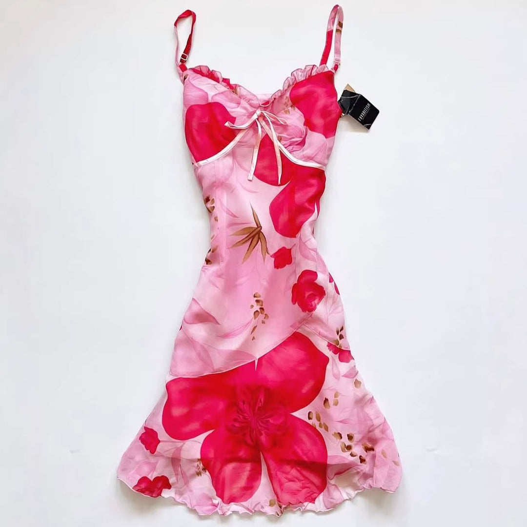 Damen Freizeitkleid mit floralem Design R&B