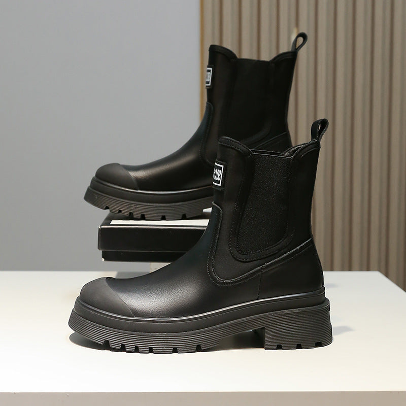 Damen modische Chelsea-Stiefel mit robustem Sohlenprofil R&B