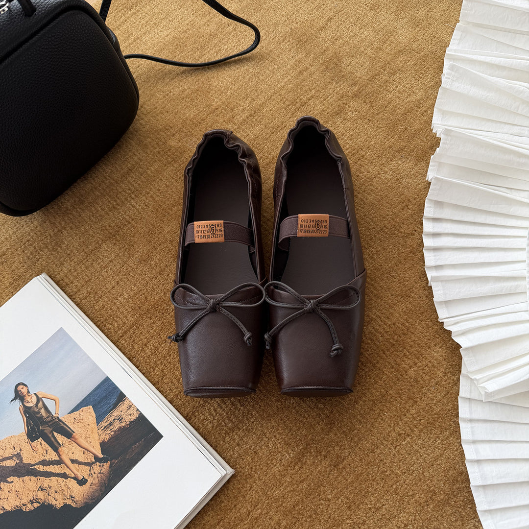 Damen Ballerinas mit elegantem Riemchen und hochwertigen Details R&B