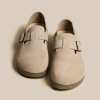 Damen Komfortable Clogs mit modischem Schnallenverschluss R&B