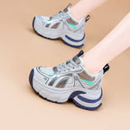 Damen Sportliche Chunky Sneakers mit atmungsaktiver Netzstruktur R&B