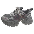 Damen modische Sneakers mit atmungsaktivem Mesh-Obermaterial und robustem Sohlenprofil R&B