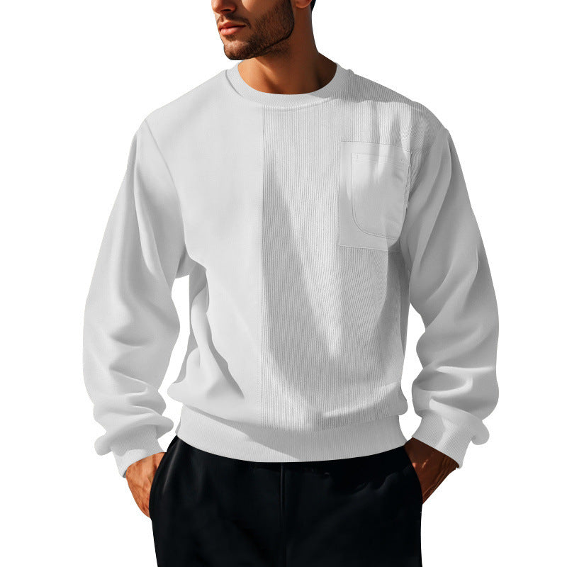 Herren Sweatshirt mit strukturierter Front R&B