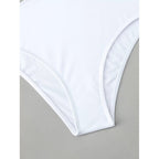 Damen Cut-Out Badeanzug mit modischem Ringdetail und figurformendem Schnitt R&B