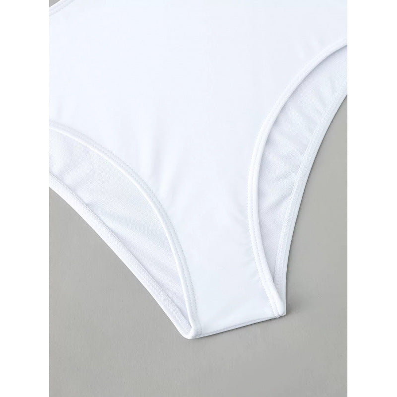 Damen Cut-Out Badeanzug mit modischem Ringdetail und figurformendem Schnitt R&B