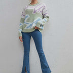 R&B | Pullover mit Farbblock