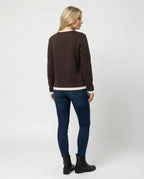 Damen Samtshirt Lockerer Fit Doppelseitig Verdickt Langarm Oberteil