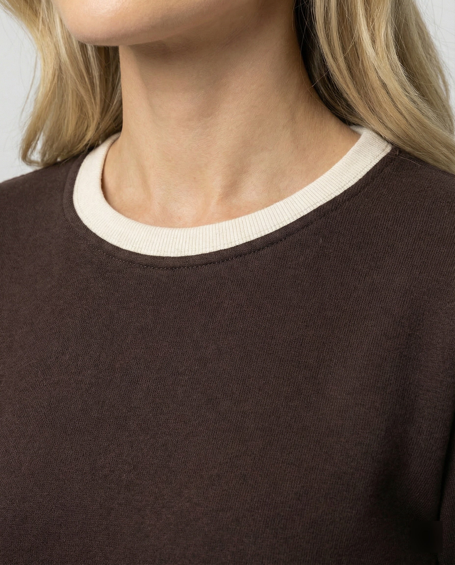 Damen Samtshirt Lockerer Fit Doppelseitig Verdickt Langarm Oberteil