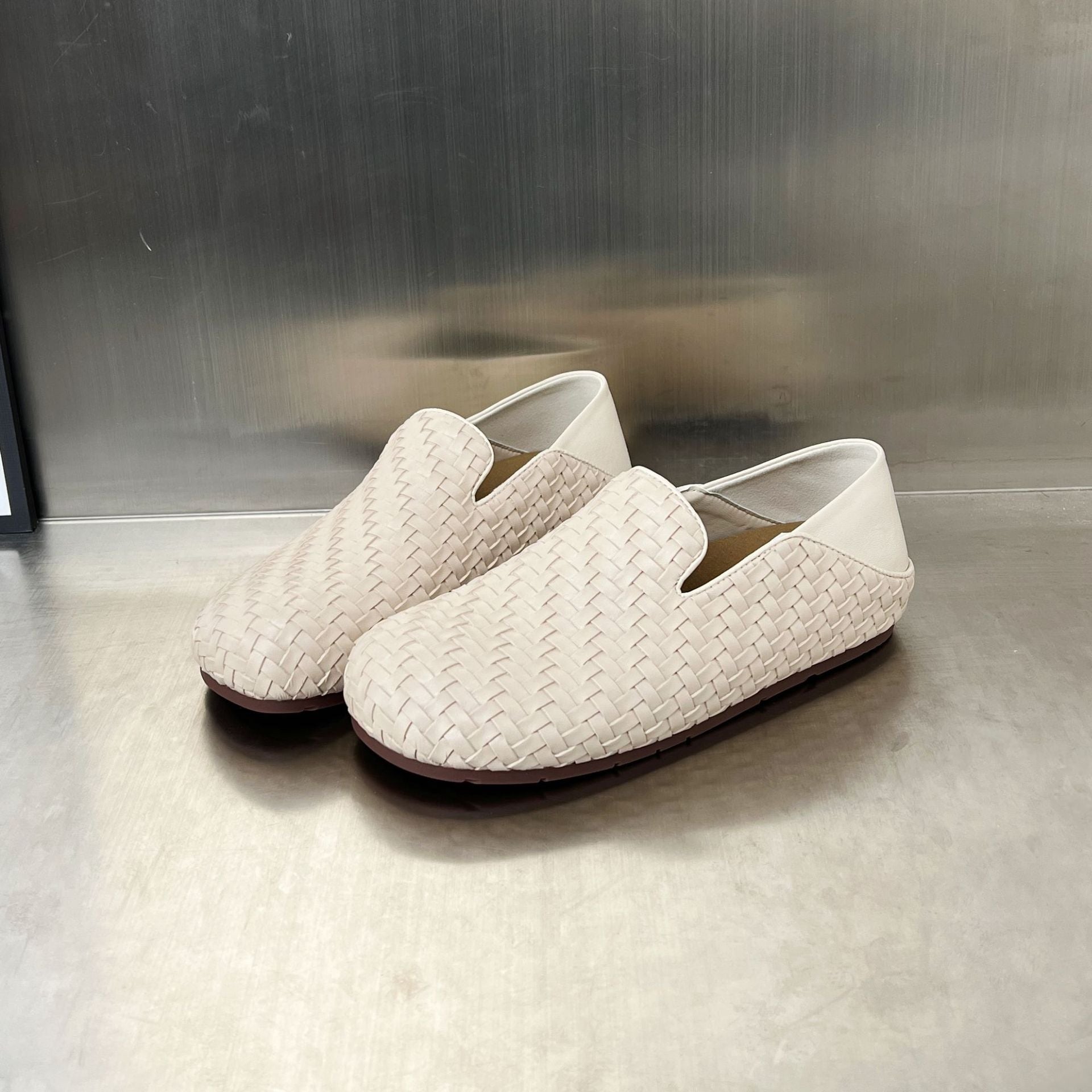 Damen Bequeme Mokassins mit raffiniertem Flechtdesign R&B
