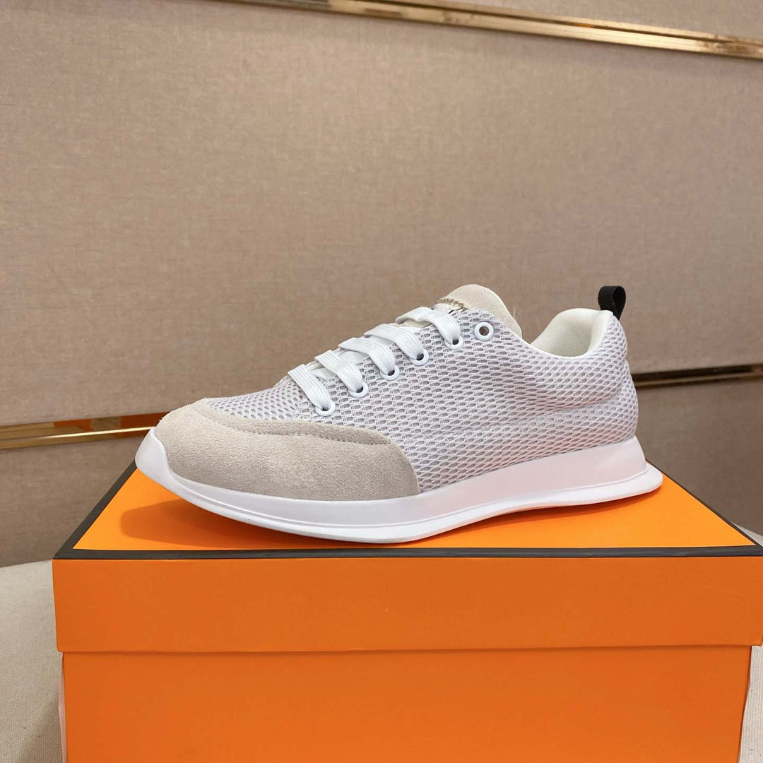 Damen Sportliche Sneakers mit atmungsaktiver Mesh-Oberfläche und rutschfester Sohle R&B