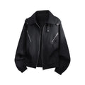 Damen stylische Windjacke mit funktionalen Reißverschlusstaschen und elastischen Bündchen R&B