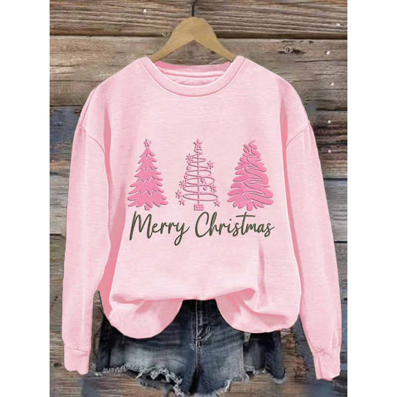 Damen gemütlicher Christmas Sweatshirt mit festlichem Print R&B