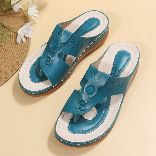 Damen Komfortable Flip-Flop Sandalen mit atmungsaktivem Design R&B