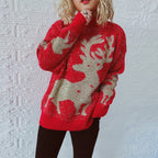 Damen Weihnachts-Pullover mit festlichem Funken-Design und bequemen Schnitt R&B
