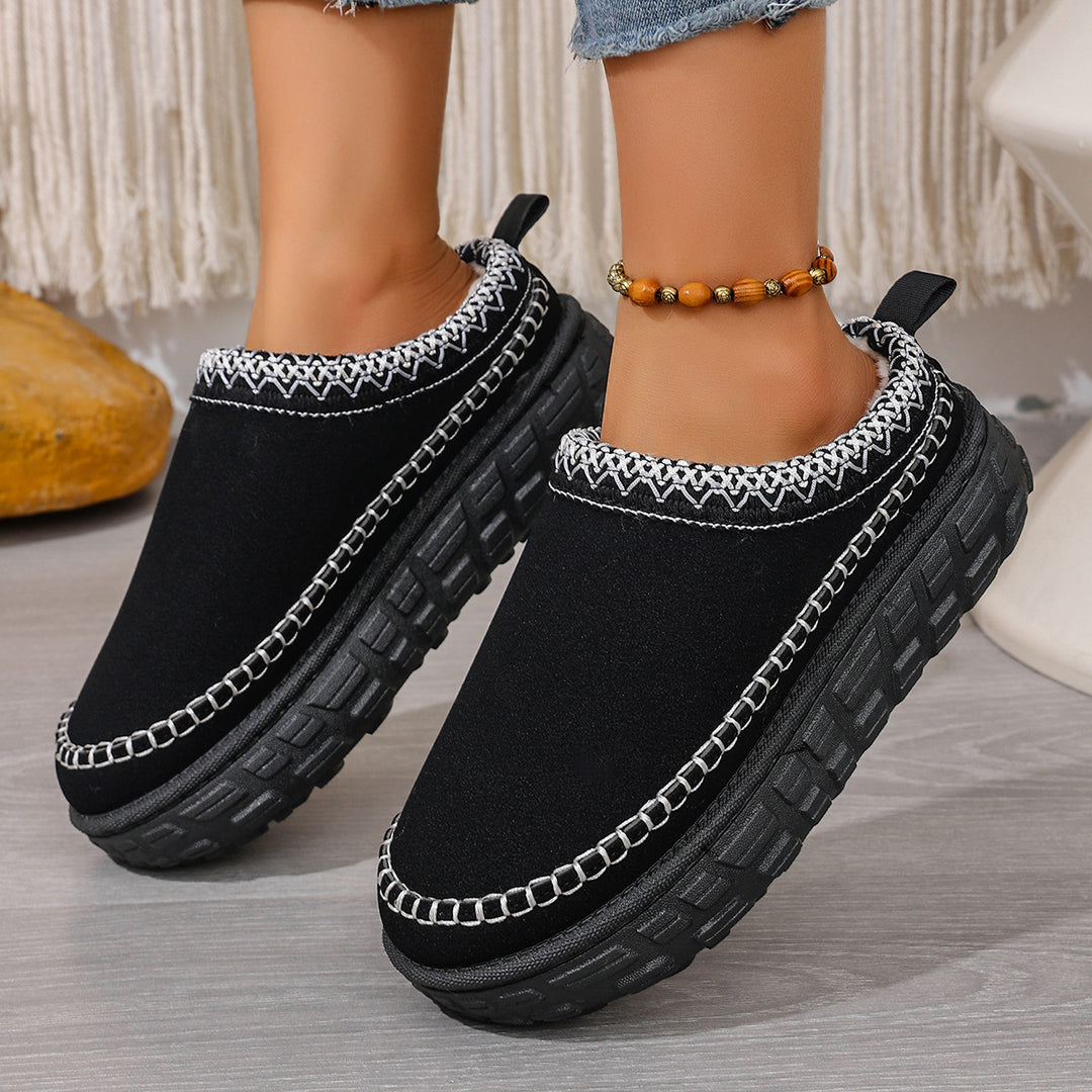 Damen bequeme Slip-On Clogs mit modischem Design und hochwertiger Sohle R&B
