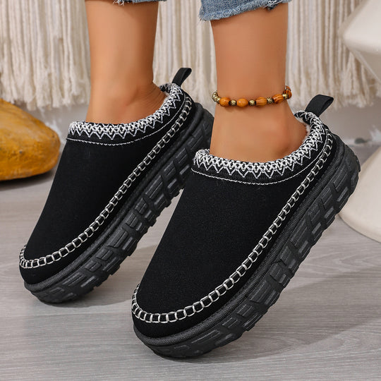Damen bequeme Slip-On Clogs mit modischem Design und hochwertiger Sohle R&B
