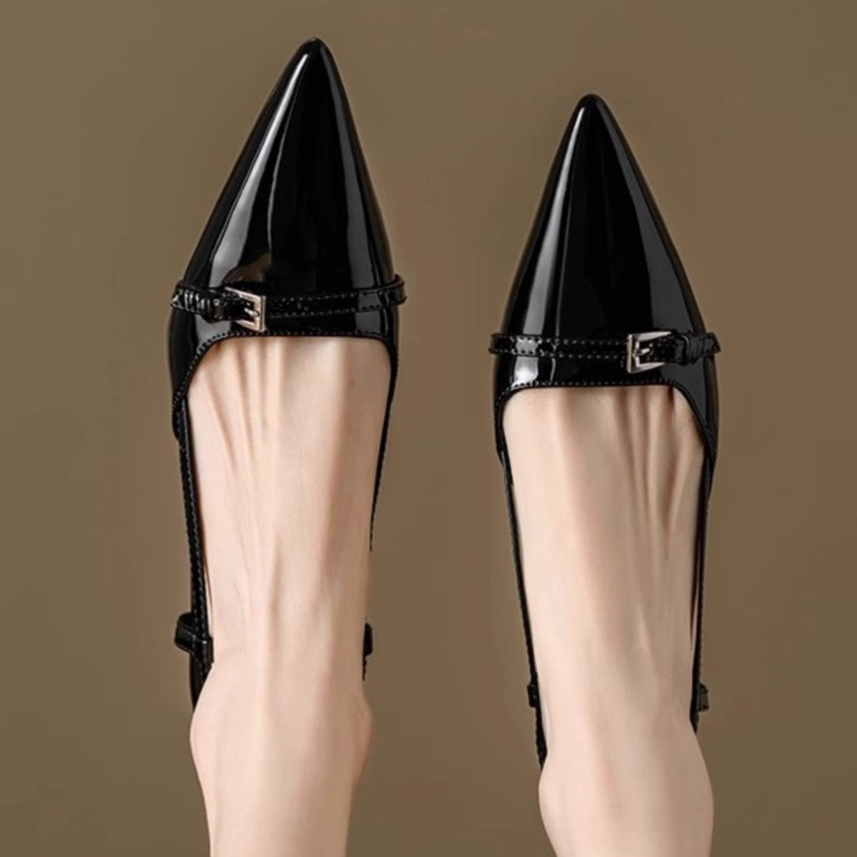 Damen Slingback Pumps mit elegantem Spitzen-Design R&B