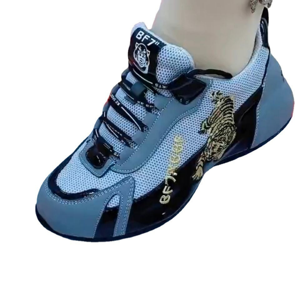 Damen Sportliche Sneakers mit atmungsaktiver Mesh-Oberfläche und rutschfester Sohle R&B