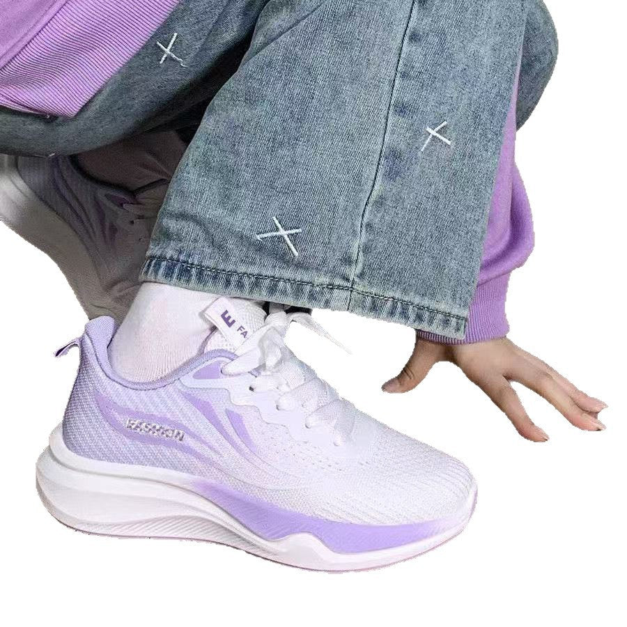 Damen Modische Lauf-Sneakers mit atmungsaktiver Mesh-Oberfläche und dämpfender Sohle R&B