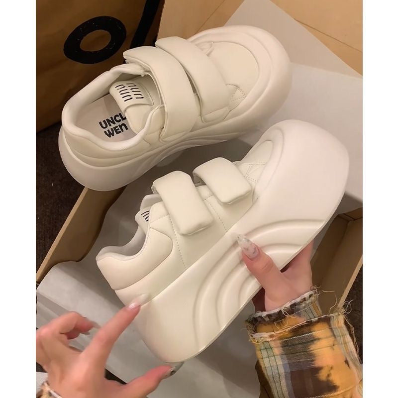 Damen Chunky Plateausneaker mit verstellbarem Klettverschluss R&B