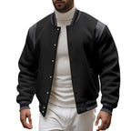 Herren sportliche Collegejacke R&B