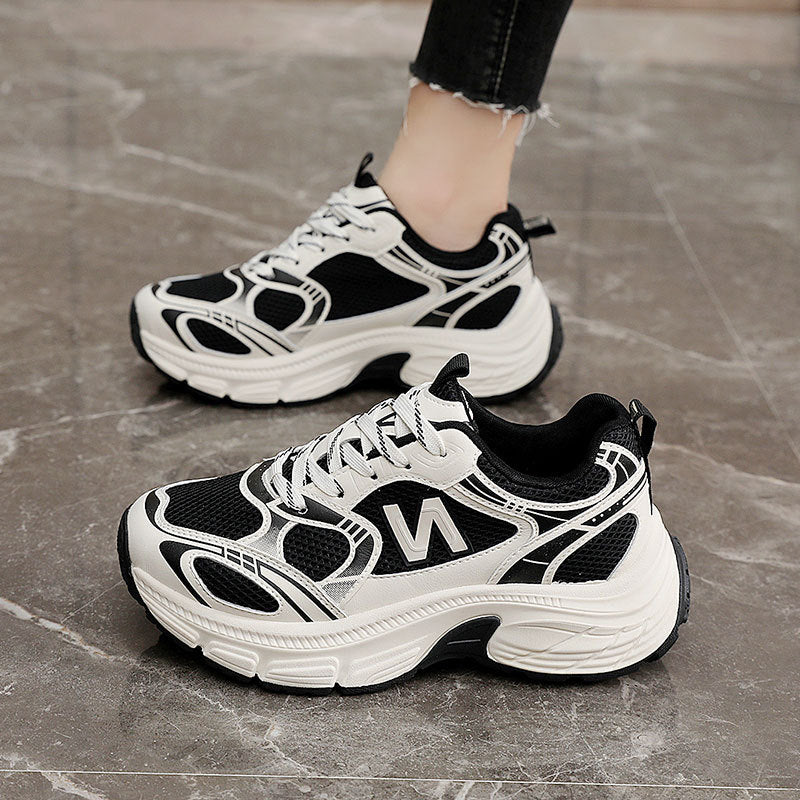 Damen Sportliche Laufschuhe mit atmungsaktivem Mesh-Obermaterial und dämpfender Sohle R&B