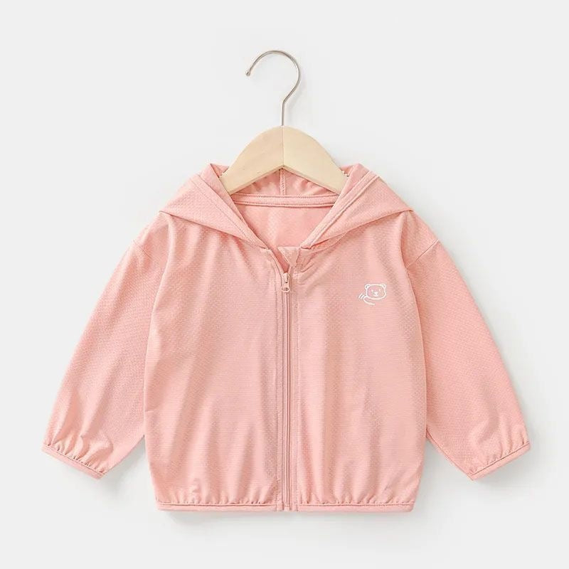 Unisex nan atmungsaktive Kleinkind Kapuzenzipjacke mit UV-Schutz und schnelltrocknendem Material R&B