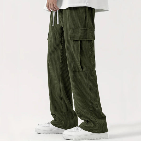 Herren Kord Cargo-Hose R&B