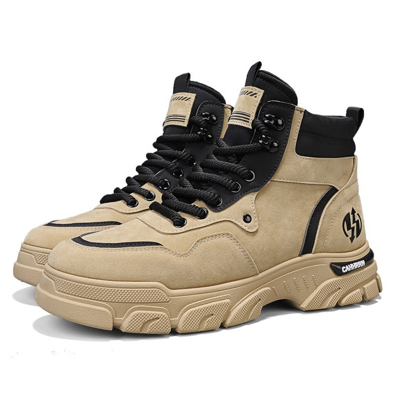 Damen Sportliche High-Top Stiefel mit robustem Profil und Dämpfungstechnologie R&B