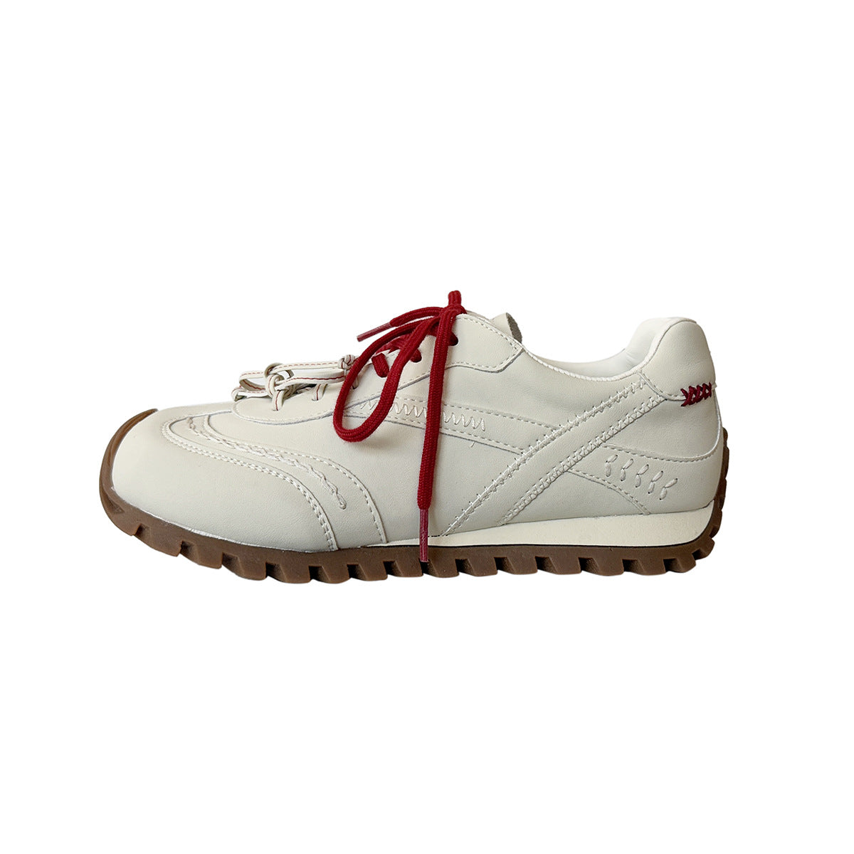 Damen Sportliche Sneaker mit atmungsaktiver Obermaterialstruktur und robustem Profil
