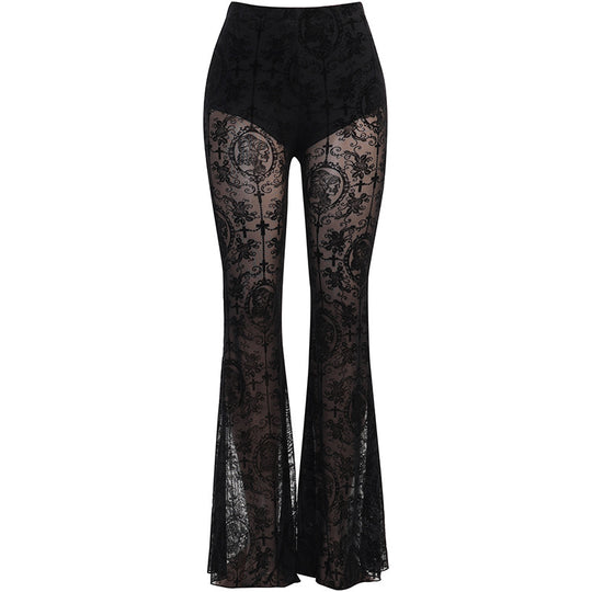Damen figurbetonte Bluse mit Rüschendetails und Schnürung R&B