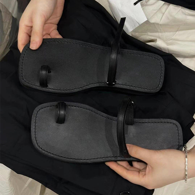 Damen Zehentrenner-Sandalen mit verstellbarem Riemendesign und ergonomischem Fußbett R&B
