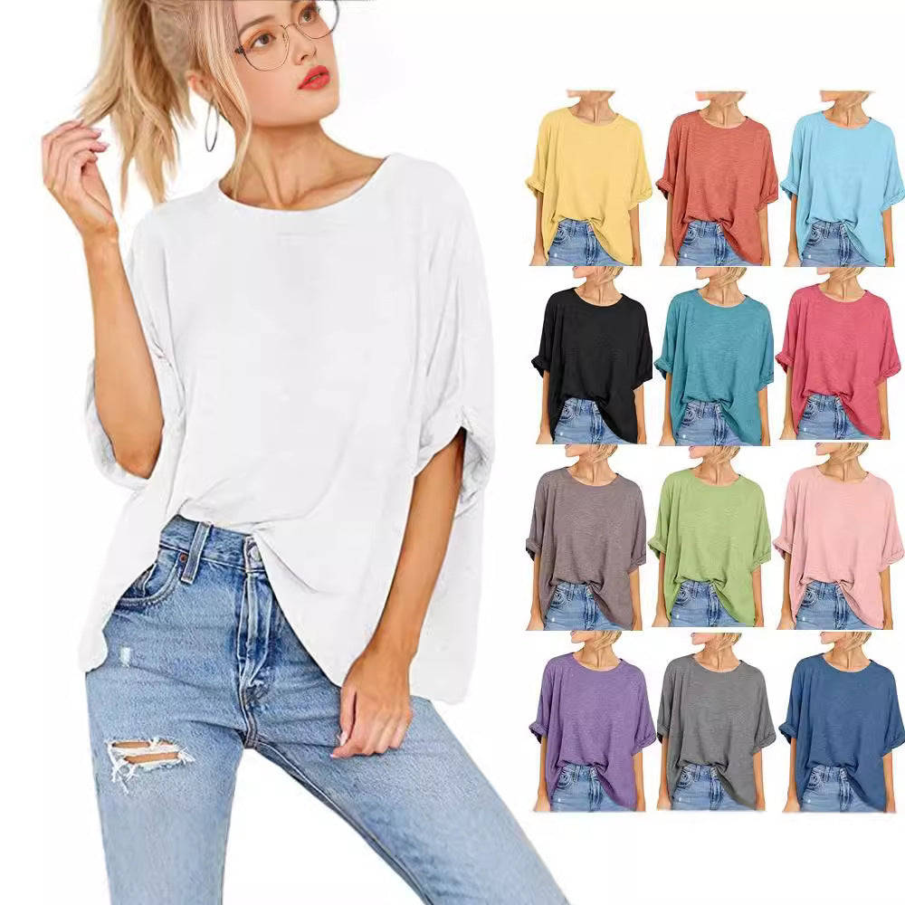 Damen lässiges Oversized T-Shirt