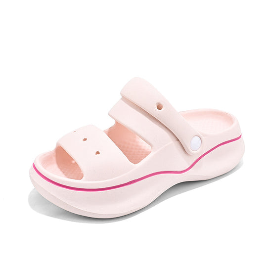 Damen trendige und bequeme Clogs mit bunten Verzierungen R&B
