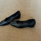 Damen elegante Ballerinas mit R&Brnem Spitzendesign R&B