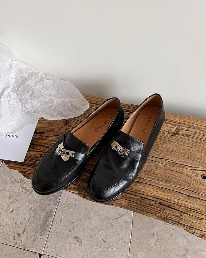 Damen Mokassins mit eleganter Schnallenverzierung R&B