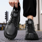 Damen Stiefeletten mit robustem Profil und seitlichem Reißverschluss