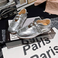 Damen modische und schicke Schnürschuhe mit Glanzdetails R&B