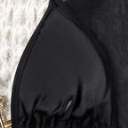 Damen Bikiniset mit transparentem Strandüberwurf