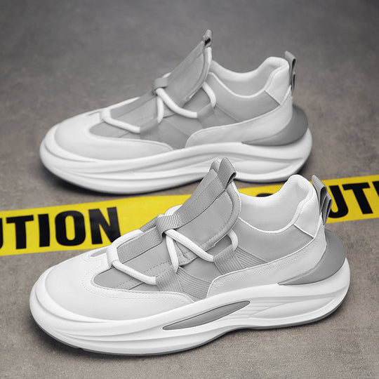Damen Sportliche Sneakers mit elastischer Schnürsystem und atmungsaktiver Obermaterialkombination R&B