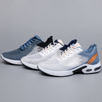 Damen Komfortable Dämpfungs-Sneaker mit atmungsaktiver Mesh-Oberfläche und elastischer Konstruktion R&B