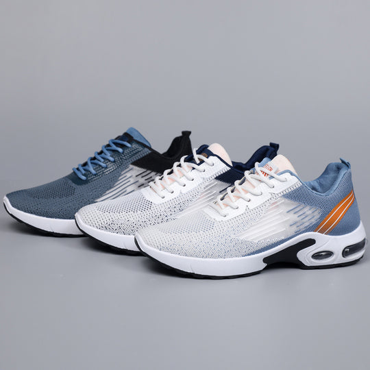 Damen Komfortable Dämpfungs-Sneaker mit atmungsaktiver Mesh-Oberfläche und elastischer Konstruktion R&B
