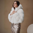 Damen gefütterte Kapuzenjacke R&B