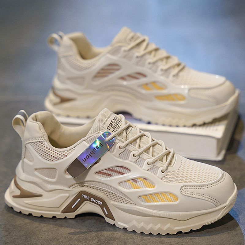 Damen Sportliche Sneakers mit atmungsaktiver Mesh-Oberfläche und ergonomischer Dämpfung R&B